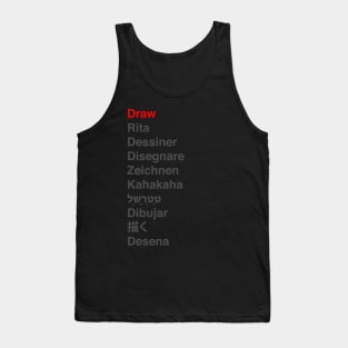 Draw translation Tank Top